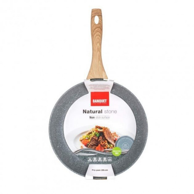 Aluminum frying pan with non-stick coating, 24 cm